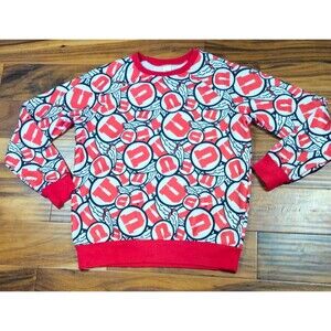 UTAH UTES Women Crewneck NCAA Gameday Sweatshirt SIZE L Zoozatz  Allover large